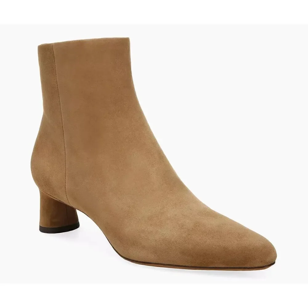 Vince Hilda Suede Ankle Boot in Light Fawn NWOB Size 10